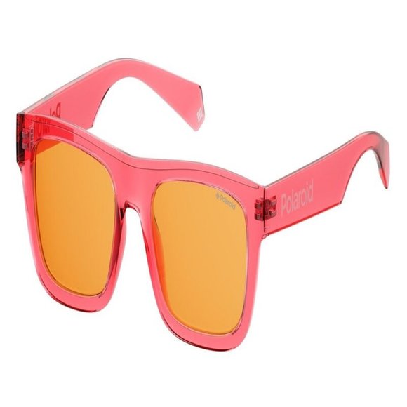 Polaroid Rectangle Unisex Pink Acetate Frame